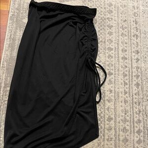 Chic Asymmetrical Black Skirt